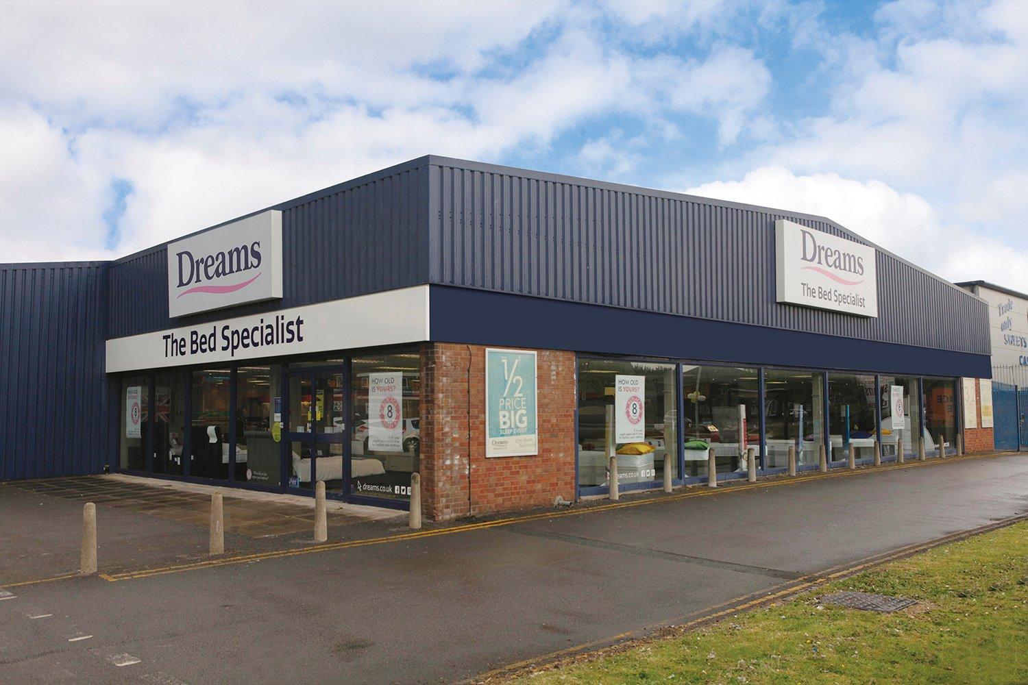 Dreams Store in Cardiff Penarth Road Beds, Mattresses & Furniture